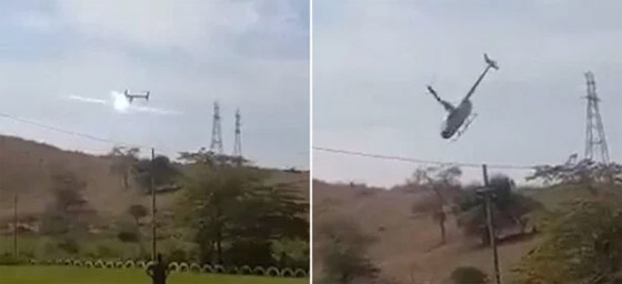  صورة رقم 4 - فيديو: طائرة تصطدم بأسلاك الكهرباء وتتحطم ومفاجأة بعد ذلك!