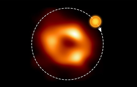  صورة رقم 2 - فيديو: رصد فقاعة غاز حول الثقب الأسود العملاق وسط مجرة درب التبانة