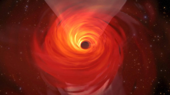  صورة رقم 1 - فيديو: رصد فقاعة غاز حول الثقب الأسود العملاق وسط مجرة درب التبانة
