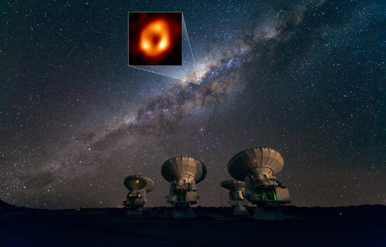  صورة رقم 4 - فيديو: رصد فقاعة غاز حول الثقب الأسود العملاق وسط مجرة درب التبانة