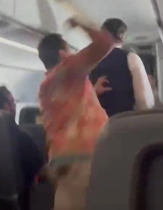 فيديو: راكب طائرة يعتدي على مضيف في الهواء بضرب مبرح صورة رقم 6