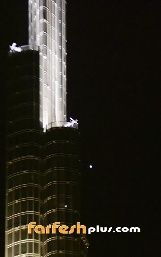 ولي عهد دبي يشارك فيديو لكوكب المشتري يسطع بجوار قمة برج خليفة صورة رقم 3