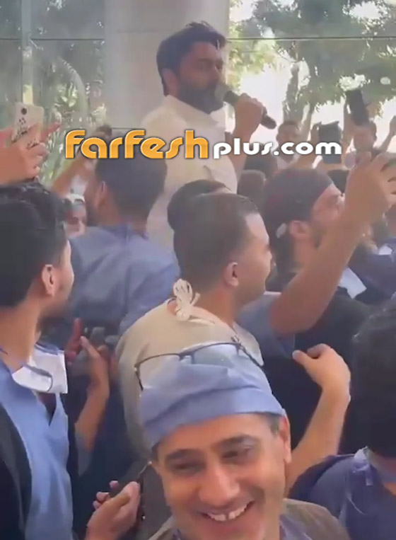  صورة رقم 5 - فيديو تامر حسني في اليوم العالمي للقلب.. يغني للمرضى في المستشفى