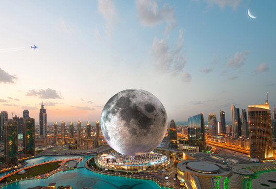 منتجع خلاب على شكل قمر عملاق.. هكذا قد يبدو في دبي (صور) صورة رقم 1