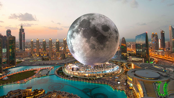 منتجع خلاب على شكل قمر عملاق.. هكذا قد يبدو في دبي (صور) صورة رقم 5