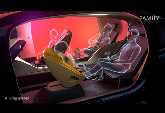  صورة رقم 16 - بالصور: فولكس فاغن تصنع سيارة كهربائية أعجوبة.. تنام فيها أفقيا!
