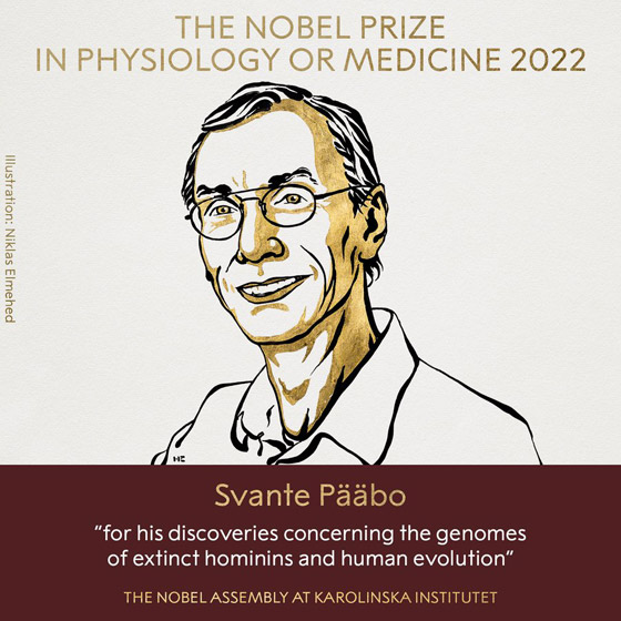 عالم وراثة سويدي يفوز بجائزة نوبل للطب.. صاحب اكتشافات بالتطور البشري صورة رقم 1