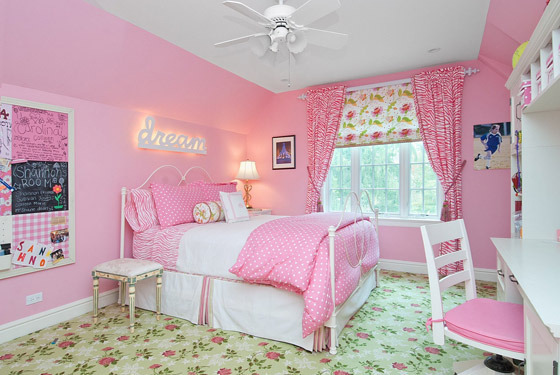  صورة رقم 3 - تصميمات من غرف النوم الوردية الرائعة بالصور