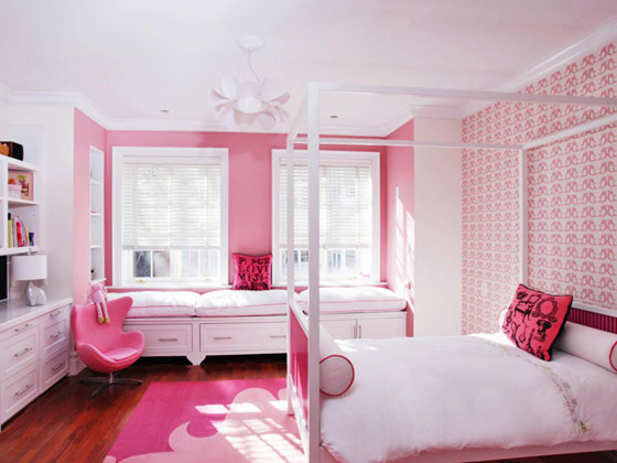  صورة رقم 7 - تصميمات من غرف النوم الوردية الرائعة بالصور
