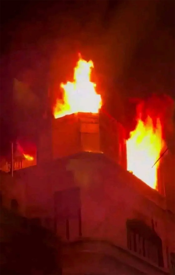  صورة رقم 15 - مصرع 21 شخصا من عائلة واحدة في حريق مروع بمبنى سكني في غزة