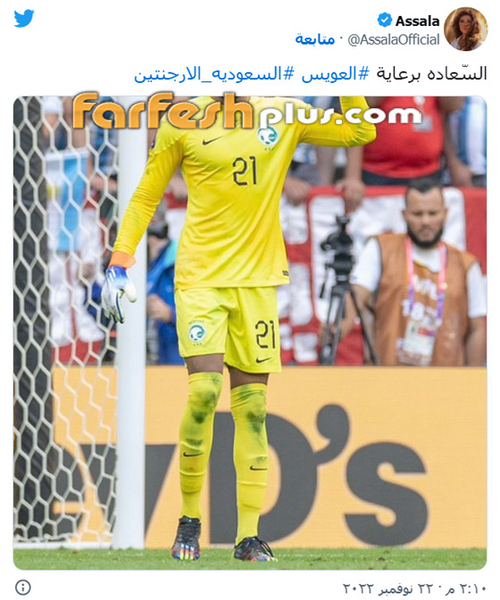  صورة رقم 2 - نجوم الفن يحتفلون بفوز السعودية على الأرجنتين بكأس العالم.. شرفتونا وأسعدتونا يا صقور!