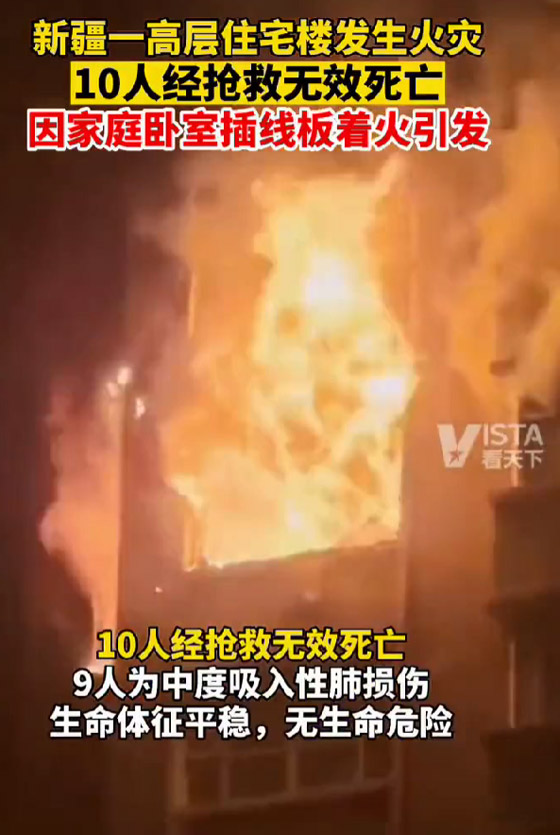  صورة رقم 6 - فيديو: حريق هائل بالصين.. النيران التهمت أجساد 10 أشخاص