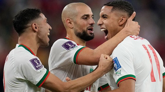  صورة رقم 28 - النجوم يهنئون المغرب بفوزه على بلجيكا بكأس العالم: 