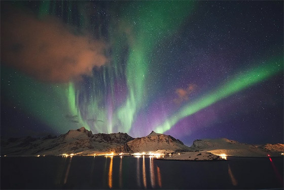  صورة رقم 5 - لم يصدق ما تراه عيناه.. سعودي يرصد ظاهرة الشفق القطبي في النرويج