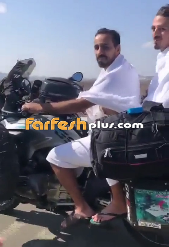  صورة رقم 3 - شابان جزائريان يصلان مكة على دراجة نارية.. عبر 8 دول! فيديو