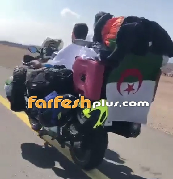  صورة رقم 5 - شابان جزائريان يصلان مكة على دراجة نارية.. عبر 8 دول! فيديو