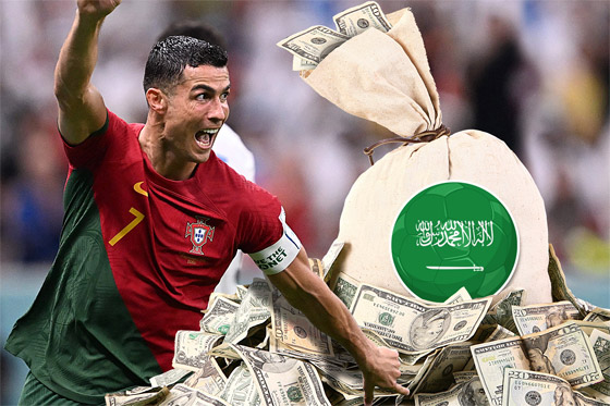  صورة رقم 8 - رونالدو إلى نادي النصر السعودي.. مقابل 207 مليون يورو سنويا