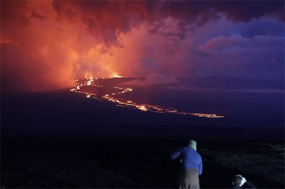  صورة رقم 6 - بالصور: ثوران بركاني يخطف البصر في هاواي