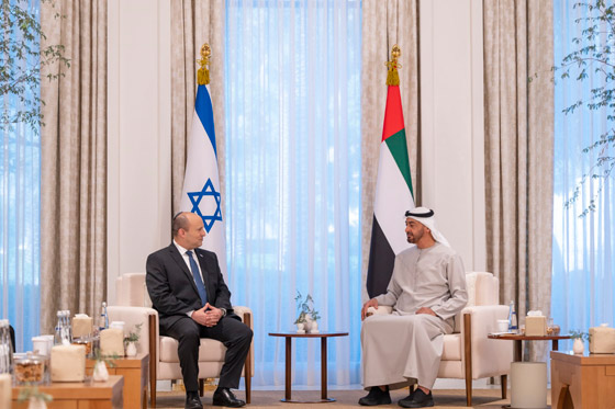 الشيخ محمد بن زايد يستقبل رئيس إسرائيل صورة رقم 1