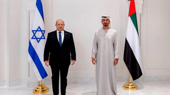 الشيخ محمد بن زايد يستقبل رئيس إسرائيل صورة رقم 3