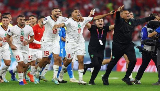  صورة رقم 5 - منتخب المغرب يسطر تأهلاً للتاريخ على حساب إسبانيا