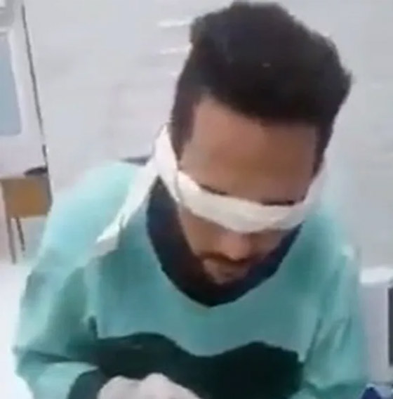  صورة رقم 8 - فيديو مؤلم: ممرض معصوب العينين يراهن زميله ويركب كانيولا لرضيع يصرخ ألما!