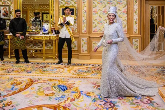 فيديو وصور: زفاف ابنة سلطان بروناي تتزوج بحفل فخم استمر 9 أيام صورة رقم 7