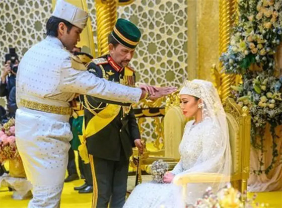 فيديو وصور: زفاف ابنة سلطان بروناي تتزوج بحفل فخم استمر 9 أيام صورة رقم 8