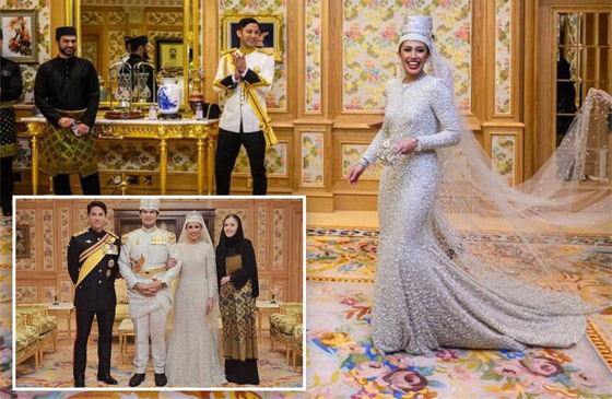 فيديو وصور: زفاف ابنة سلطان بروناي تتزوج بحفل فخم استمر 9 أيام صورة رقم 1
