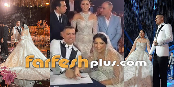  صورة رقم 2 - فيديو وصور زفاف حسن شاكوش: تامر حسني أشعل الحفل والعروس سجدت فرحا بالزواج