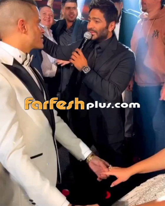  صورة رقم 6 - فيديو وصور زفاف حسن شاكوش: تامر حسني أشعل الحفل والعروس سجدت فرحا بالزواج