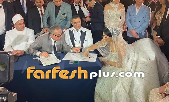  صورة رقم 14 - فيديو وصور زفاف حسن شاكوش: تامر حسني أشعل الحفل والعروس سجدت فرحا بالزواج