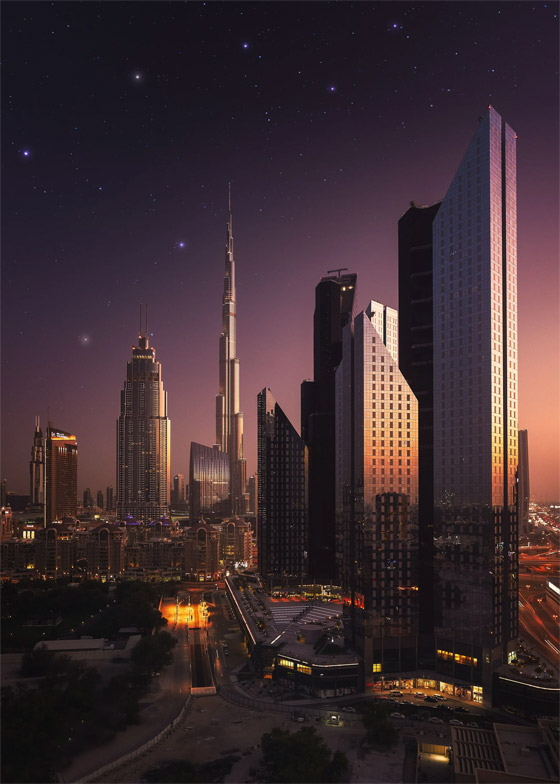  صورة رقم 5 - تشبه الحلم.. مصور ينشئ صور درامية لأفق دبي المذهل