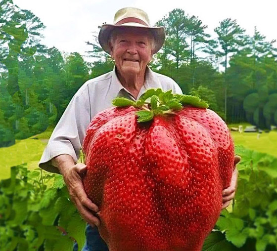 شاهد واحكم بأم عينك.. هل هذه أكبر ثمرة فراولة بالعالم؟ صورة رقم 2