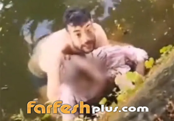  صورة رقم 4 - فيديو بطولي: شاب عربي جزائري ينقذ امرأة من الغرق في بلجيكا