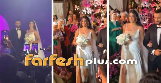 ميرنا نور الدين تحتفل بزفافها بحضور المشاهير بينهم بسمة بوسيل صورة رقم 4