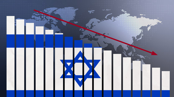  صورة رقم 1 - العملة بأدنى مستوى.. هل يتدهور اقتصاد إسرائيل جراء أزمة القضاء أم تأثيرها عابر؟