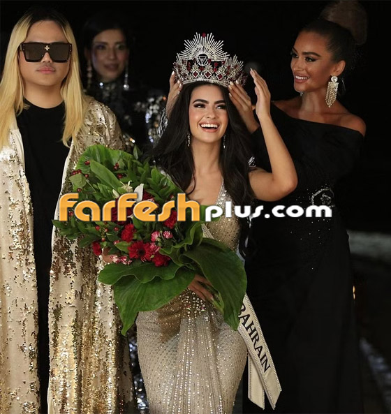  صورة رقم 4 - الحسناء لجين يعقوب تفوز بلقب ملكة جمال الكون البحرين