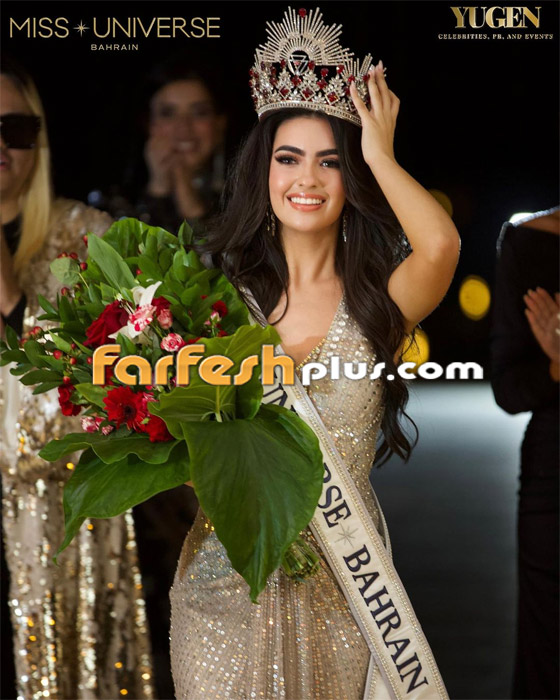  صورة رقم 1 - الحسناء لجين يعقوب تفوز بلقب ملكة جمال الكون البحرين