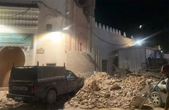  صورة رقم 7 - زلزال عنيف يهز المغرب.. مقتل 700 ومئات الإصابات وعالقون تحت الأنقاض