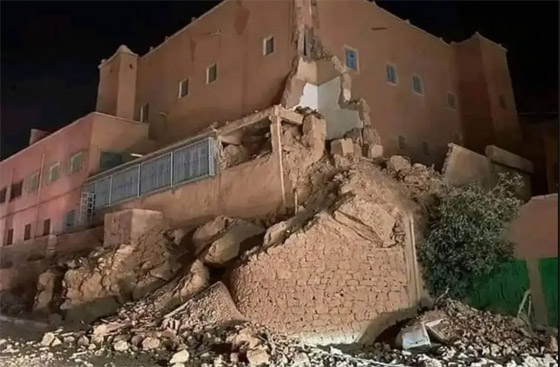  صورة رقم 10 - زلزال عنيف يهز المغرب.. مقتل 700 ومئات الإصابات وعالقون تحت الأنقاض