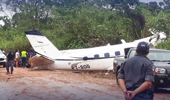  صورة رقم 1 - فيديو: مقتل 14 في تحطم طائرة بولاية الأمازون في البرازيل