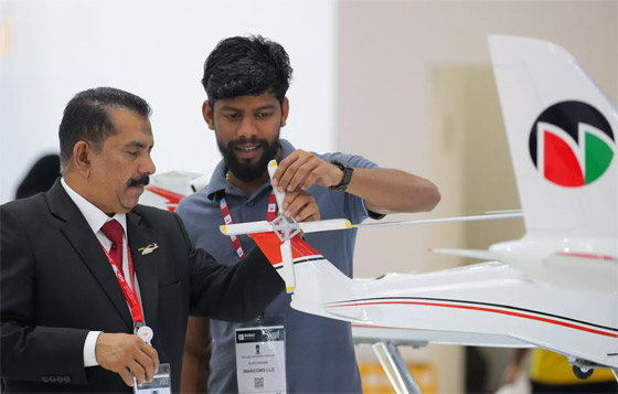  صورة رقم 11 - بالصور: لقطات مذهلة لمعرض دبي للطيران 2023