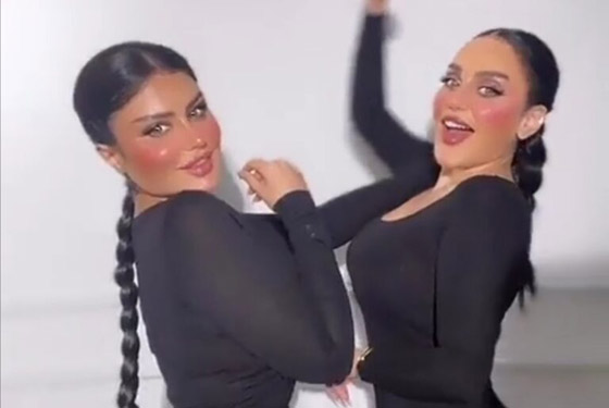  صورة رقم 1 - فيديو: رقص وغزل بين زينب فياض ابنة هيفاء وهبي وحليمة بولند..