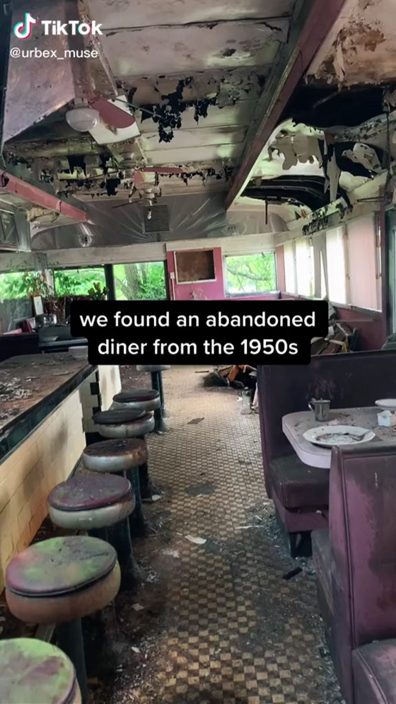  صورة رقم 1 - مطعم مهجور منذ 70 عاماً يحظى بشعبية على تيك توك