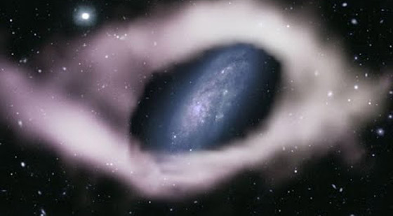  صورة رقم 3 - اكتشاف حلقة متخفية حول مجرة مميزة في الفضاء.. فيديو وصور
