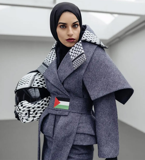  صورة رقم 10 - الكوفية الفلسطينية.. من رمز للقضية إلى عالم الموضة.. صور