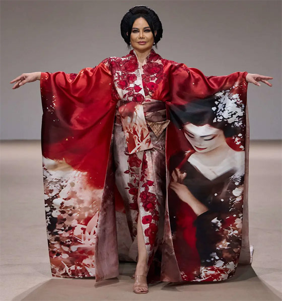 بالصور: مصمم فلبيني في دبي يطرح أزياء مستوحاة من اليابان صورة رقم 8