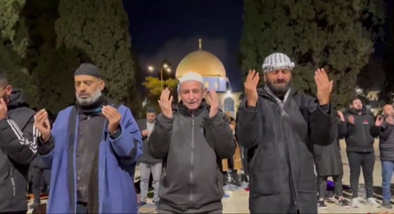 فيديو: 90 ألفا يؤدون صلاة التراويح في المسجد الأقصى.. ودعاء مؤثر لغزة صورة رقم 5