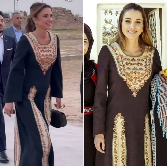 الملكة رانيا ترتدي ثوب ظهرت به منذ 9 سنوات وتبدو جميلة، أنيقة وراقية (فيديو وصور) صورة رقم 1